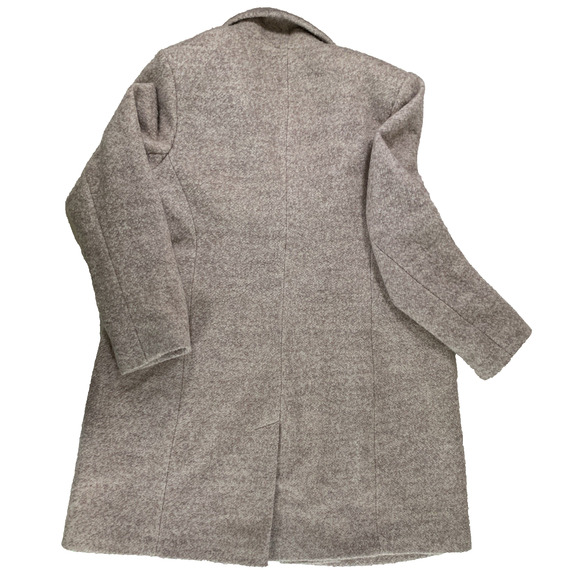 Sam Edelman Faux Fur Notch Collar Single-Breasted Women's XXL Long Jacket - Picture 3 of 15